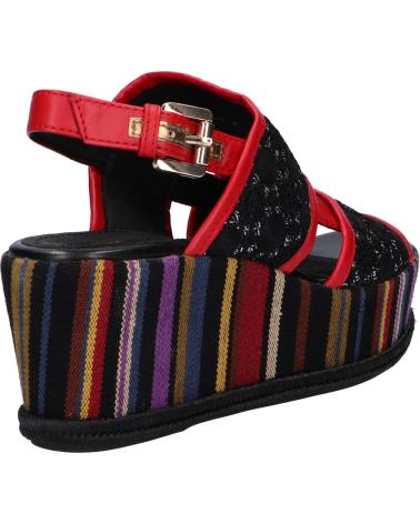 Sandalias de Mujer GEOX D824VB 08JBC D SAKELY C0048 BLACK-RED