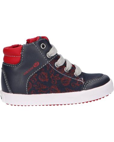 Scarpe sport per Bambina e Bambino GEOX B841NA 01054 B GISLI C4244 NAVY-DK RED