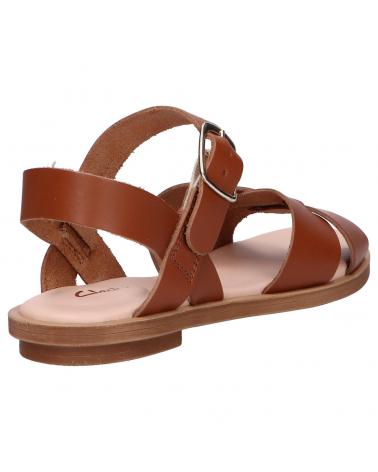 Sandales pour Femme CLARKS 26139431 WILLOW GILD TAN LEATHER
