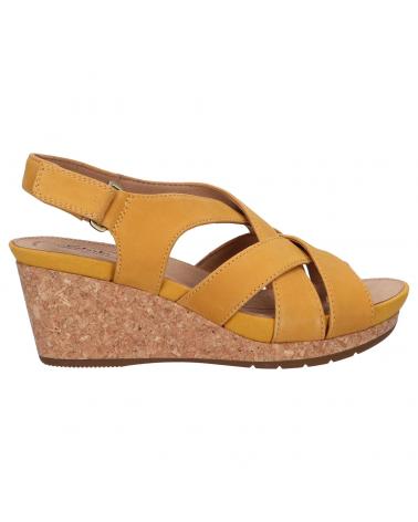 Sandalen für Damen CLARKS 26149654 UN CAPRI STEP YELLOW NUBUCK