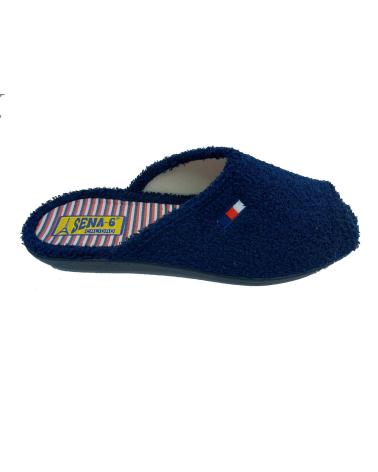 Pantofole per Uomo CALZADOMANIA ZAPATILLA CASA ABIERTA MARINO