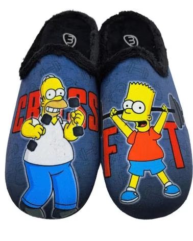 Calzado de casa de Hombre y Niño  ZUECO CASA SIMPSON NEGRO