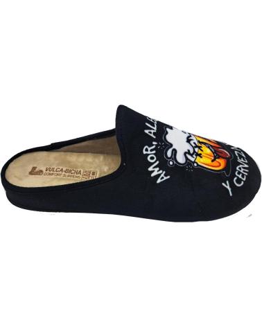 Calzado de casa de Hombre vulca-bicha ZAPATILLA CERVEZA NEGRO