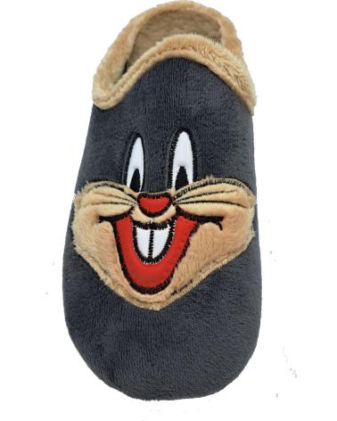 Calzado de casa de Hombre VULCA-BICHA ZAPATILLA CONEJO GRIS