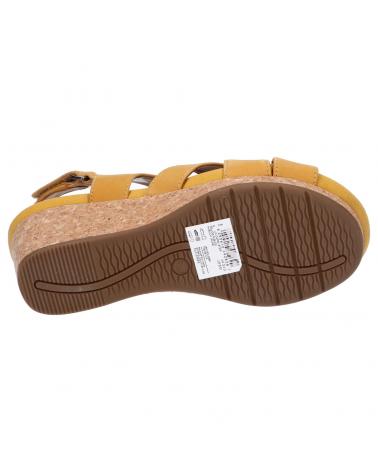Sandalen für Damen CLARKS 26149654 UN CAPRI STEP YELLOW NUBUCK