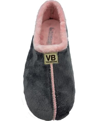 Woman House slipers vulca-bicha ZAPATILLA CASA SUAVE GRIS