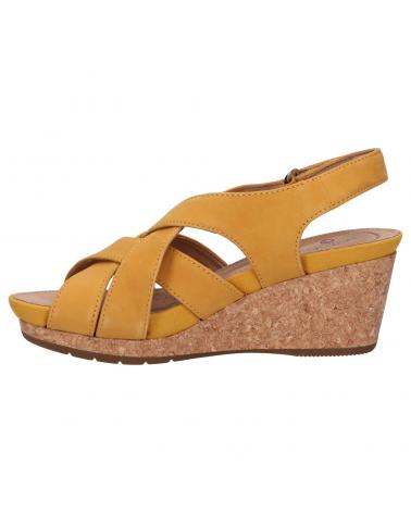 Sandalen für Damen CLARKS 26149654 UN CAPRI STEP YELLOW NUBUCK
