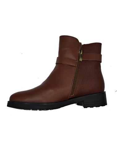 Botines de Mujer DAVINIA BOTIN PLANO MUJER CUERO