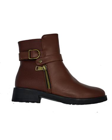 Botines de Mujer DAVINIA BOTIN PLANO MUJER CUERO
