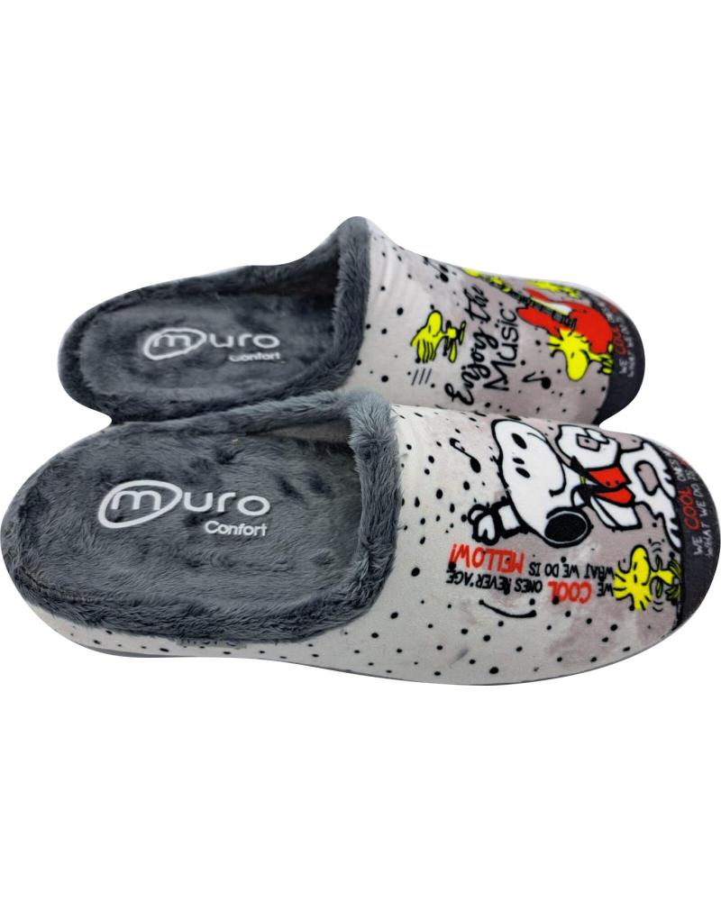 Pantofole per Donna GARRIDO MURO ZAPATILLA CASA GRIS