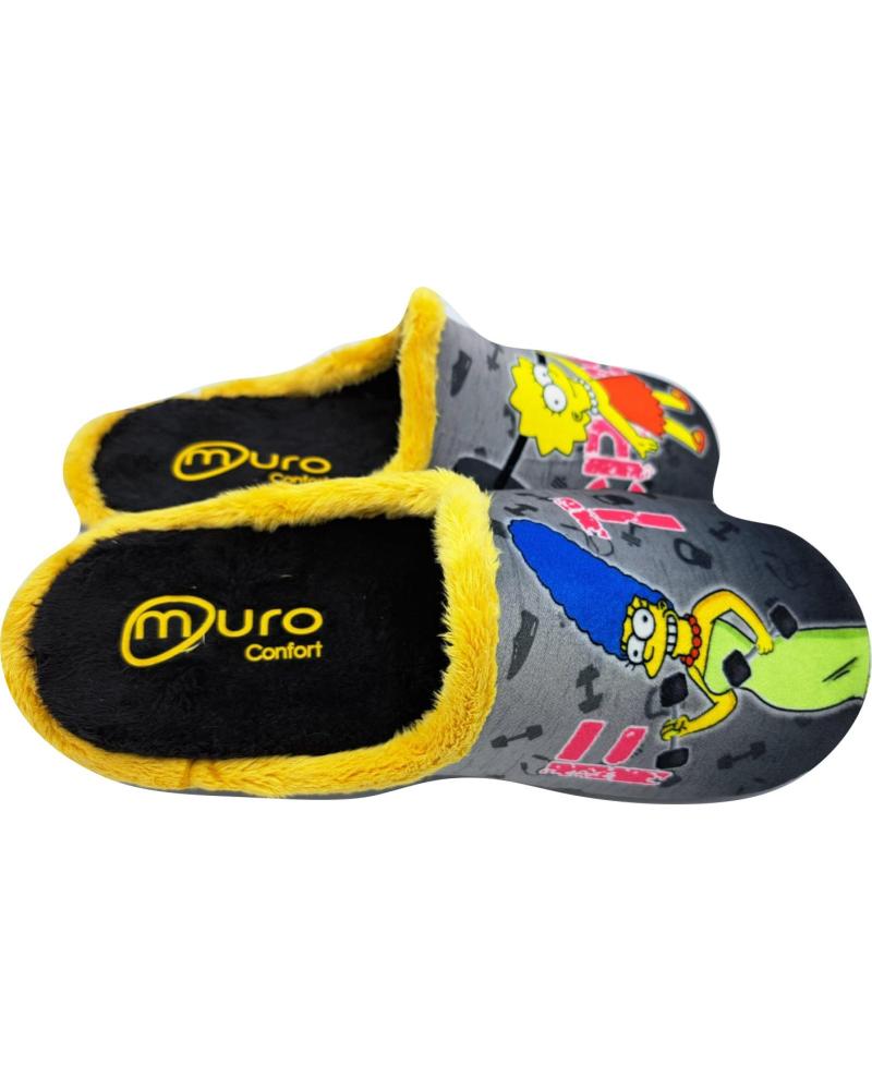 Calzado de casa de Mujer GARRIDO MURO ZAPATILLA CASA NEGRO