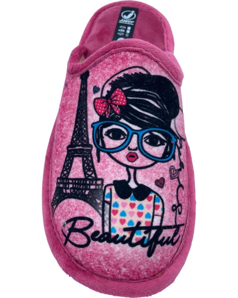 Calzado de casa de Mujer JAVER ZAPATILLA DE CASA RELAX FUXIA