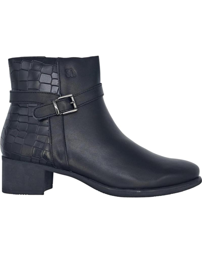 Botines de Mujer TREINTAS BOTIN PIEL NEGRO