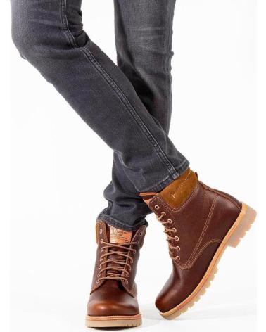 PANAMA JACK BOTINES HOMBRE MODELO NAPA GRASS COLOR MARRON CUERO