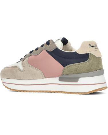 Sapatilhas de Mulher PEPE JEANS SNEAKERS PLS31512 CUERO MARRóN