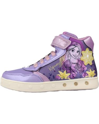 Sportschuhe für Mädchen GEOX BOTA RAPUNZEL CON LUCES LILAC-YELLOW