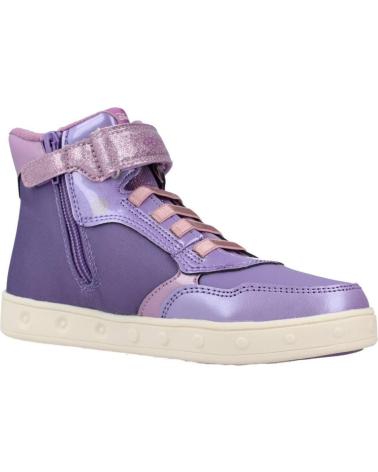 Sportschuhe für Mädchen GEOX BOTA RAPUNZEL CON LUCES LILAC-YELLOW
