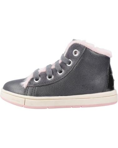 Botas de Niña geox B264AB 04422 B TROTTOLA GIRL C1377 DK GREY-DK PINK