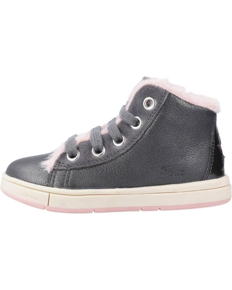 Botas de Niña geox B264AB 04422 B TROTTOLA GIRL C1377 DK GREY-DK PINK