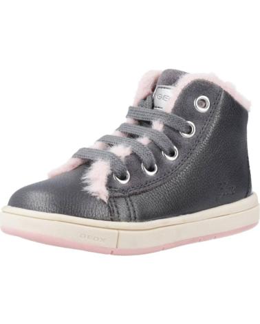 Botas de Niña geox B264AB 04422 B TROTTOLA GIRL C1377 DK GREY-DK PINK