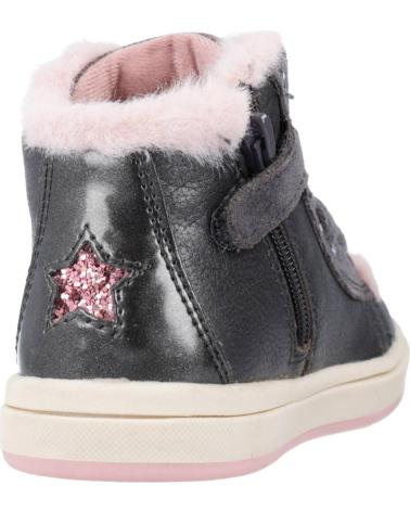 Botas de Niña geox B264AB 04422 B TROTTOLA GIRL C1377 DK GREY-DK PINK