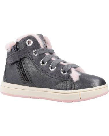 Botas de Niña geox B264AB 04422 B TROTTOLA GIRL C1377 DK GREY-DK PINK