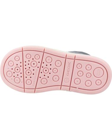 Botas de Niña geox B264AB 04422 B TROTTOLA GIRL C1377 DK GREY-DK PINK
