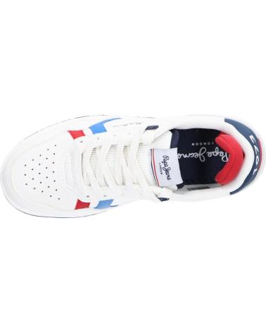 Sapatilhas de Mulher e Menina e Menino PEPE JEANS PBS30498 KURT BRITT 800 WHITE