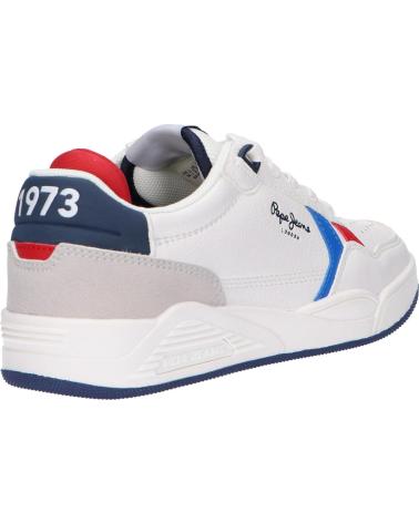 Sapatilhas de Mulher e Menina e Menino PEPE JEANS PBS30498 KURT BRITT 800 WHITE