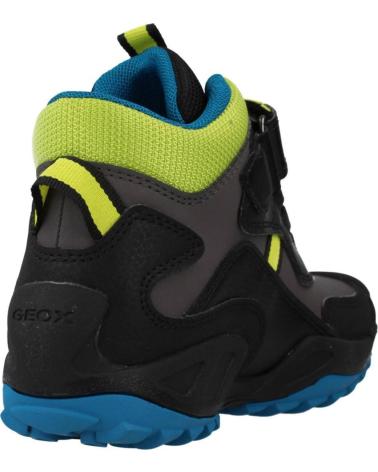 Bottines pour Garçon GEOX J NEW SAVAGE BOY B A GRIS