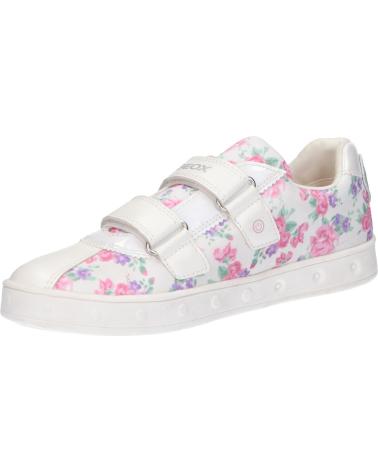 Sapatilhas de Menina GEOX J928WC 0ANAJ J SKYLIN C0406 WHITE-PINK