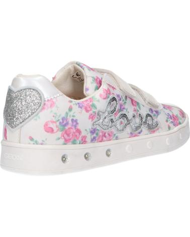Sapatilhas de Menina GEOX J928WC 0ANAJ J SKYLIN C0406 WHITE-PINK