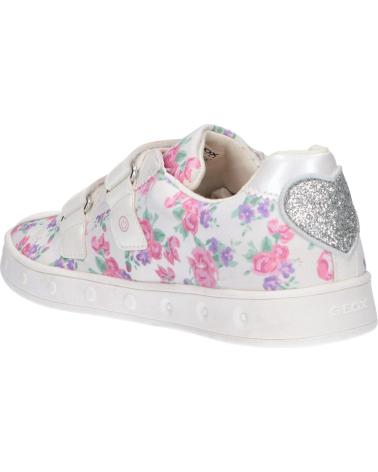 Sapatilhas de Menina GEOX J928WC 0ANAJ J SKYLIN C0406 WHITE-PINK