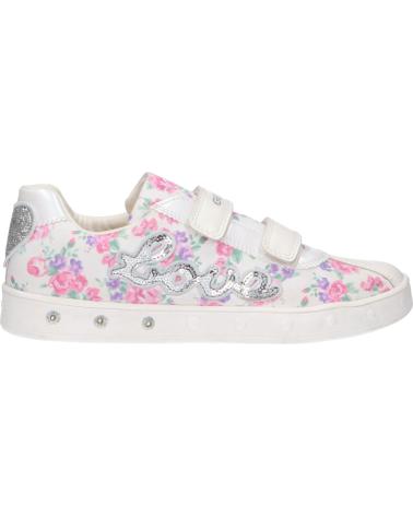 Sapatilhas de Menina GEOX J928WC 0ANAJ J SKYLIN C0406 WHITE-PINK