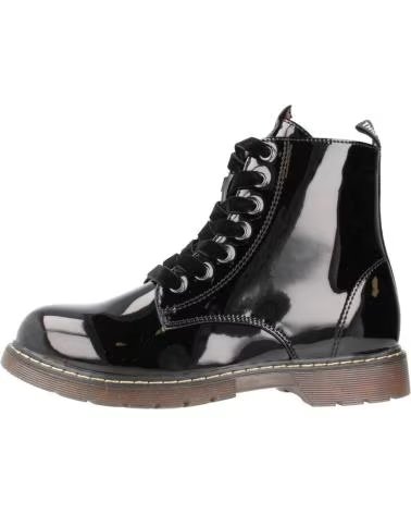 Stivali per Bambina GARVALIN STIVALETTI 231565-A VEGAN BLACK VERNICE NEGRO