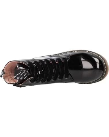 Stivali per Bambina GARVALIN STIVALETTI 231565-A VEGAN BLACK VERNICE NEGRO