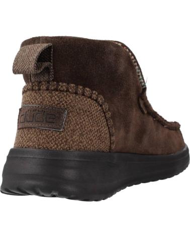 Botines de Mujer HEY DUDE DENNY SUEDE MARRON