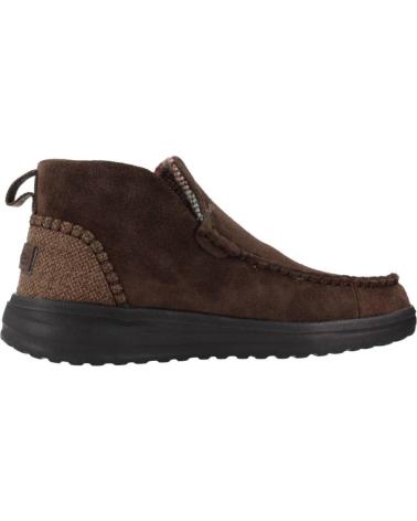 Botines de Mujer HEY DUDE DENNY SUEDE MARRON