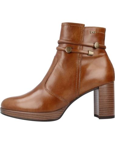 Stivaletti per Donna NERO GIARDINI I308246D MARRON CLARO 6cm MARRóN
