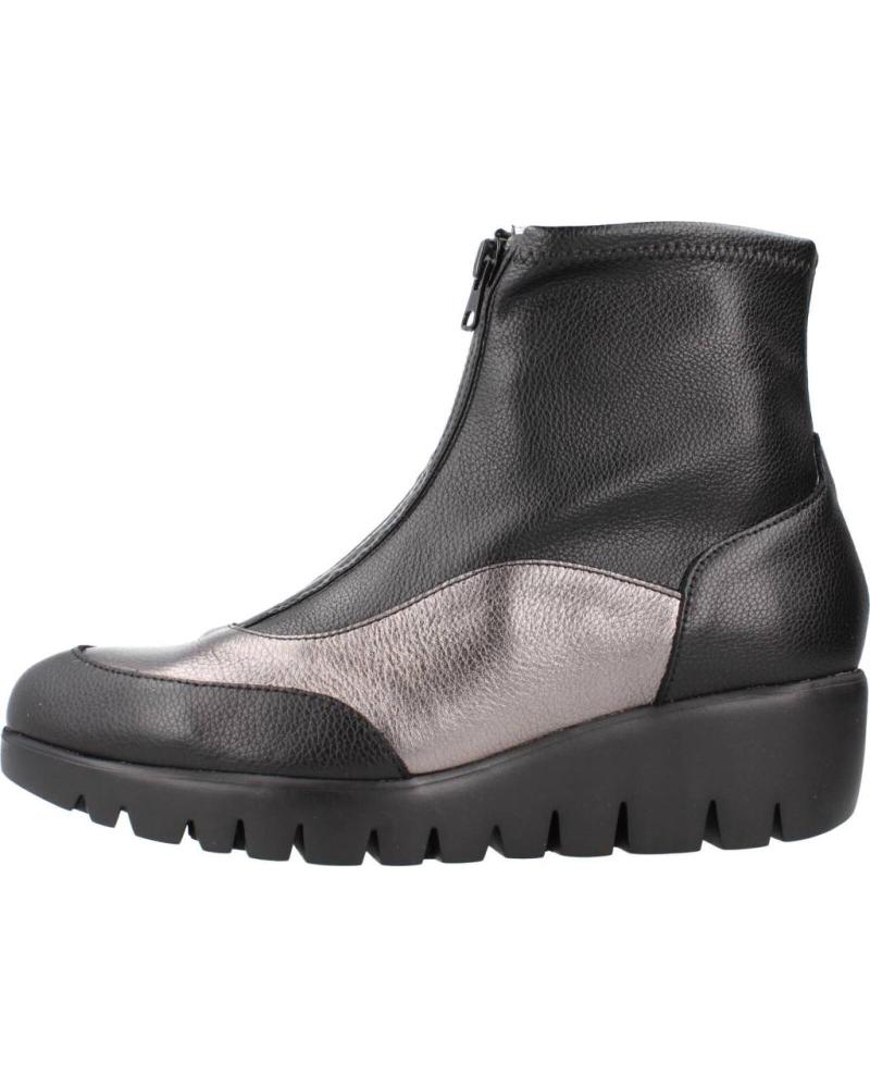 Woman Mid boots WONDERS CAMELUS NEGRO