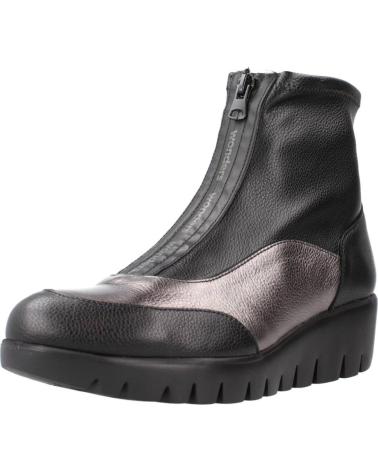 Woman Mid boots WONDERS CAMELUS NEGRO