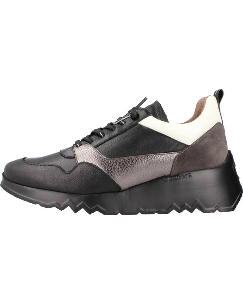 Woman Zapatillas deporte WONDERS ZAPATILLA E-6730 NEGRO PLOMO MU NEGRO NEG-PLOMO