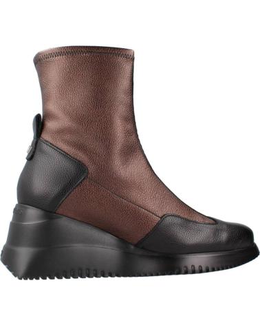 Botines de Mujer WONDERS G6614 BURDEOS NEGRO-COBRE
