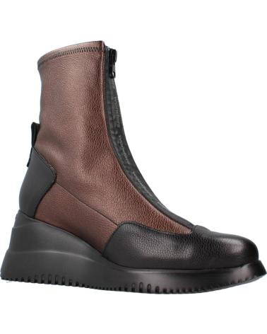 Botines de Mujer WONDERS G6614 BURDEOS NEGRO-COBRE