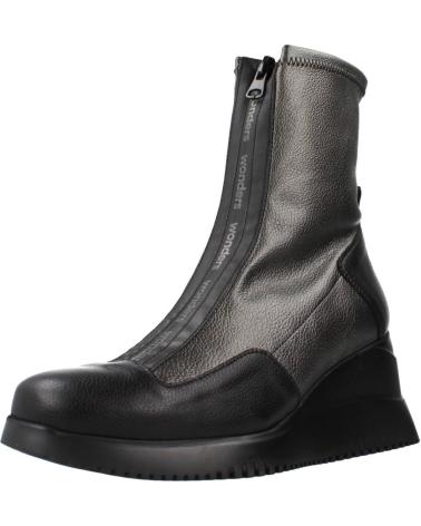Botines de Mujer WONDERS BOTA G-6614 NEGRO PLOMO MUJER W A NEGRO-PLOMO