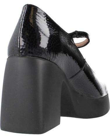 WONDERS PLATEAU-PUMPS AUS SCHWARZEM LACKLEDER NEGRO
