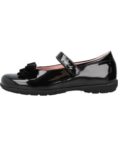 girl shoes PABLOSKY 353219P MERCEDES PIEL LAZO TERCIOPELO CHAROL
