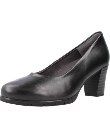PITILLOS ZAPATOS CONFORT MUJER MODELO 100P COLOR  NEGRO