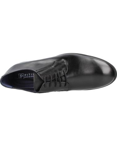 Scarpe per Uomo PITILLOS ZAPATOS DE VESTIR HOMBRE MODELO 112P COLOR NEGRO NEGRO NEGRO