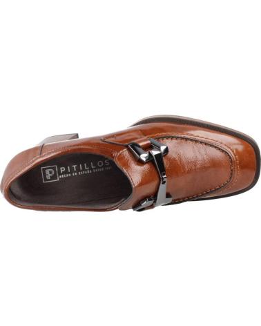 Shuhe ferse für Damen PITILLOS 5487P 6 CM MARRóN